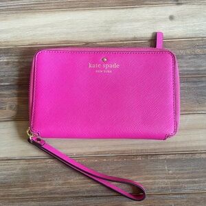 Kate Spade Fuchsia Wristlet Wallet